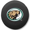 Bemidji State Tire Cover w/ Beavers Logo - Black Vinyl