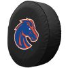 Boise State Tire Cover w/ Broncos Logo - Black Vinyl