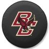 Boston College Tire Cover w/ Eagles Logo - White Vinyl