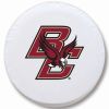 Boston College Tire Cover w/ Eagles Logo - Black Vinyl