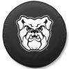 Butler University Tire Cover w/ Bulldogs Logo on Black Vinyl