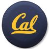 California Tire Cover w/ Golden Bears Logo - White Vinyl