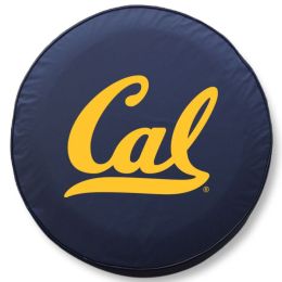 California Tire Cover w/ Golden Bears Logo - Blue Vinyl
