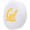 California Tire Cover w/ Golden Bears Logo - White Vinyl