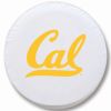 California Tire Cover w/ Golden Bears Logo - White Vinyl