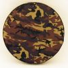 Camouflage Spare Tire Cover w/ Brown Camo