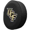 Central Florida Tire Cover w/ Golden Knights Logo - White Vinyl