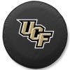 Central Florida Tire Cover w/ Golden Knights Logo - Black Vinyl