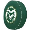 Colorado State Tire Cover w/ Rams Logo - Green Vinyl