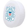 United States Coast Guard Tire Cover - Black Vinyl