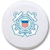 United States Coast Guard Tire Cover - Black Vinyl