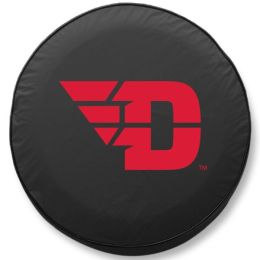 Dayton Tire Cover w/ Flyers Logo - Black Vinyl