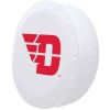 Dayton Tire Cover w/ Flyers Logo - White Vinyl