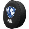 Eastern Illinois Tire Cover w/ Panthers Logo - White Vinyl