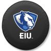 Eastern Illinois Tire Cover w/ Panthers Logo - Black Vinyl