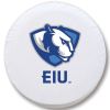 Eastern Illinois Tire Cover w/ Panthers Logo - Black Vinyl