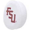 Florida State Tire Cover w/ Seminoles FSU Logo - White Vinyl