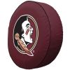 Florida State Tire Cover w/ Seminoles Logo - Burgundy Vinyl