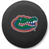 Florida Tire Cover w/ Gators Logo - Black Vinyl