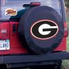 Georgia Tire Cover w/ Bulldogs G Logo - Black Vinyl