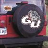 Gonzaga Tire Cover w/ Bulldogs Logo - Black Vinyl