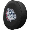 Gonzaga Tire Cover w/ Bulldogs Logo - Black Vinyl