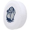 Georgetown Tire Cover w/ Hoyas Logo - White Vinyl