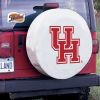 Houston Tire Cover w/ Cougars Logo - Black Vinyl