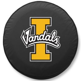 Idaho Tire Cover w/ Vandals Logo - Black Vinyl
