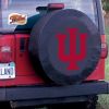 Indiana Tire Cover w/ Hoosiers Logo - Black Vinyl