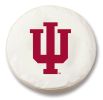 Indiana Tire Cover w/ Hoosiers Logo - White Vinyl