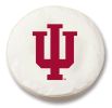 Indiana Tire Cover w/ Hoosiers Logo - White Vinyl