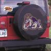 James Madison Tire Cover w/ Dukes Logo - Black Vinyl