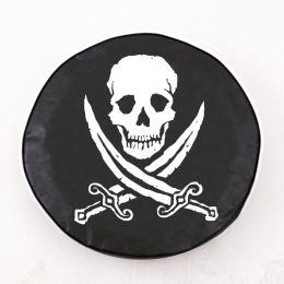 Jolly Roger Rough Black Spare Tire Cover