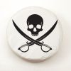 Jolly Roger Clean White Spare Tire Cover