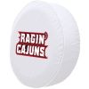 Louisiana Lafayette Tire Cover w/ Ragin Cajuns Logo - Black Vinyl