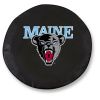 Maine Tire Cover w/ Black Bears Logo - Black Vinyl