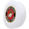 United States Marines Tire Cover - Black Vinyl