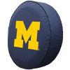 Michigan Tire Cover w/ Wolverines Logo - Blue Vinyl