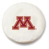 Minnesota Tire Cover w/ Golden Gophers Logo - White Vinyl