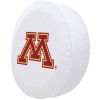 Minnesota Tire Cover w/ Golden Gophers Logo - White Vinyl