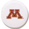Minnesota Tire Cover w/ Golden Gophers Logo - White Vinyl