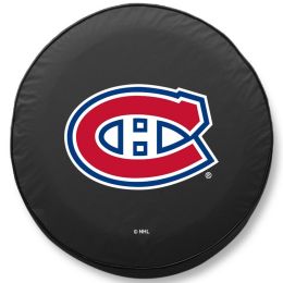 Montreal Tire Cover w/ Canadiens Logo - Black Vinyl