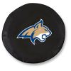 Montana State Tire Cover w/ Bobcats Logo - Black Vinyl