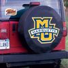 Marquette Tire Cover w/ Golden Eagles Logo - Black Vinyl