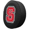 NC State Tire Cover w/ Wolfpack Logo - Black Vinyl