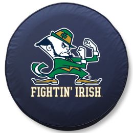 Notre Dame Fighting Irish (Leprechaun) Navy Spare Tire Cover