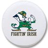 Notre Dame Fighting Irish (Leprechaun) White Spare Tire Cover