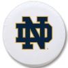 Notre Dame Fighting Irish (ND) White Spare Tire Cover