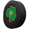 Notre Dame Fighting Irish (Shamrock) Black Spare Tire Cover